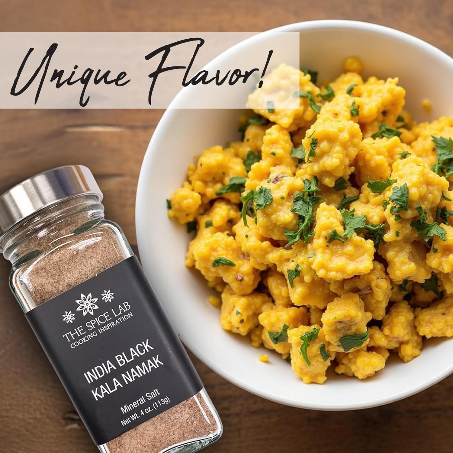 The Spice Lab Kala Namak Black Salt - 6 oz view 2