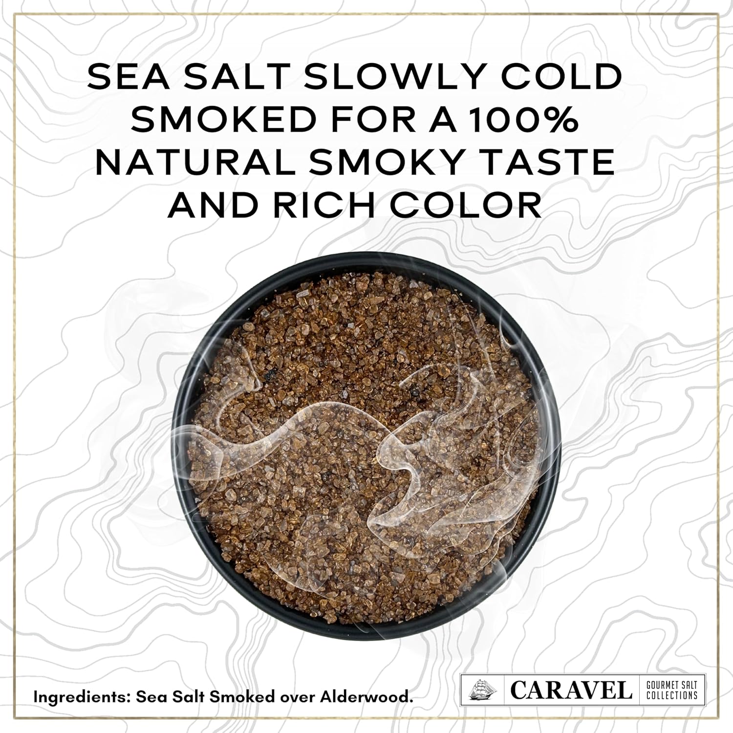 Caravel Gourmet Smoked Alderwood Sea Salt - 4 oz view 2