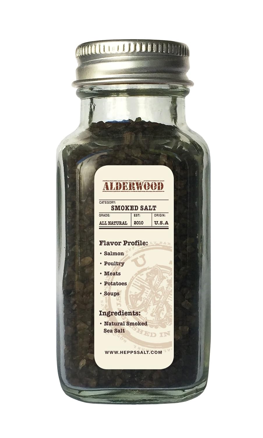 Hepps Salt Co. Alderwood Smoked - 2.5 oz view 2