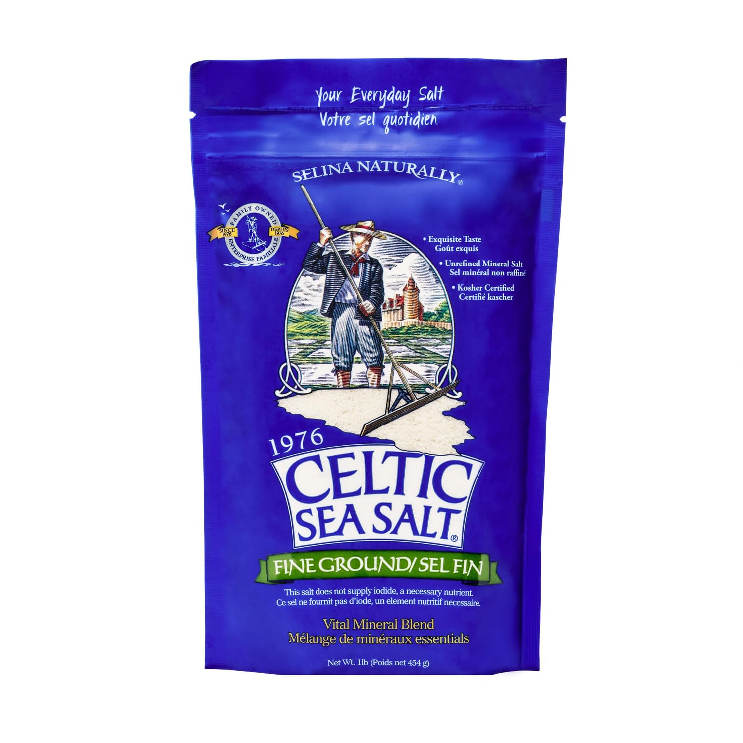 Celtic Sea Salt Fine Ground - 1 lb