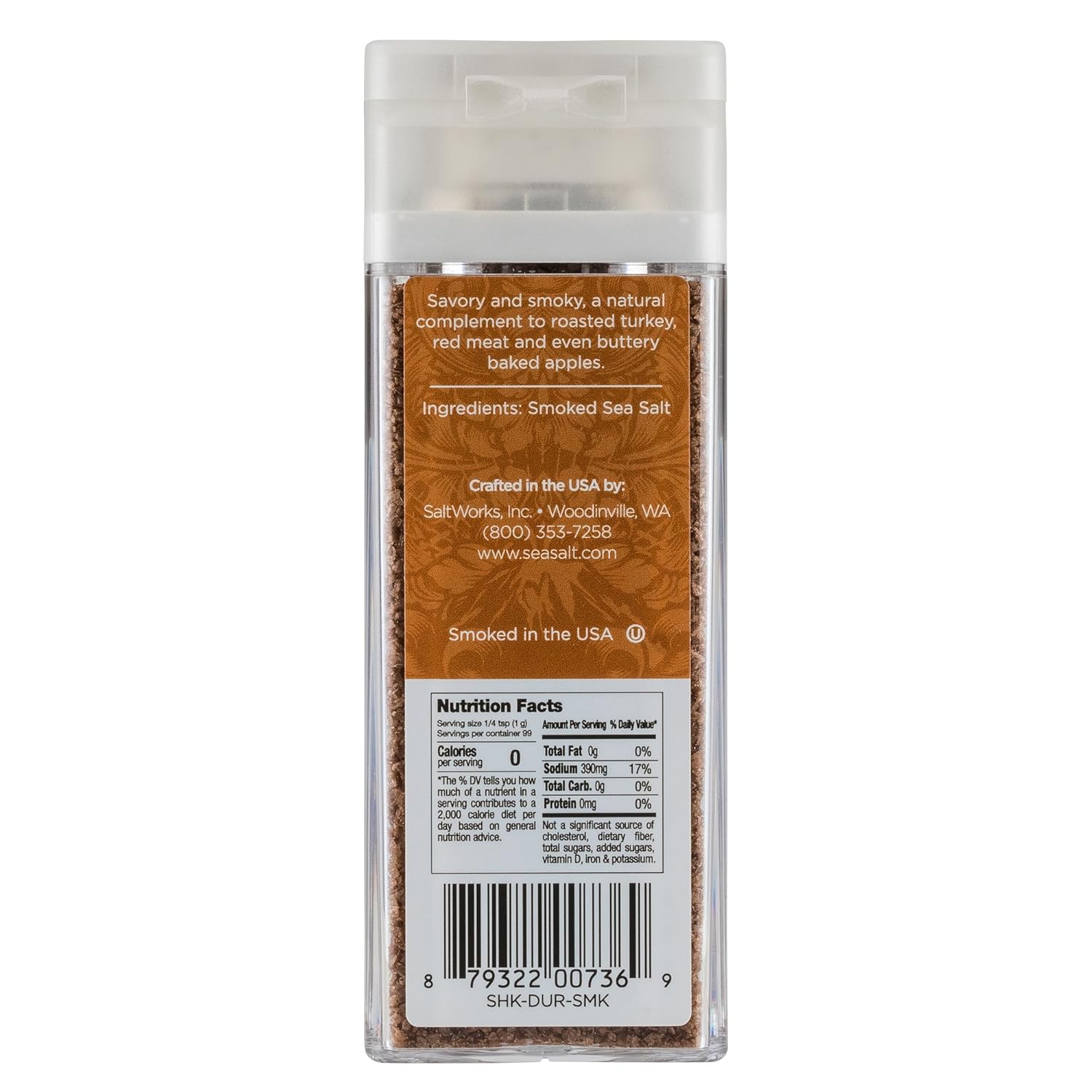 SaltWorks Smoked Hickory Sea Salt - 4 oz view 2