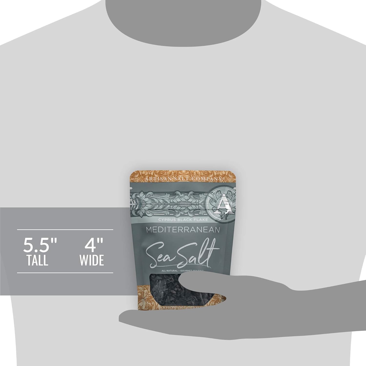 Cyprus Black Lava Flake Salt - 4 oz view 4