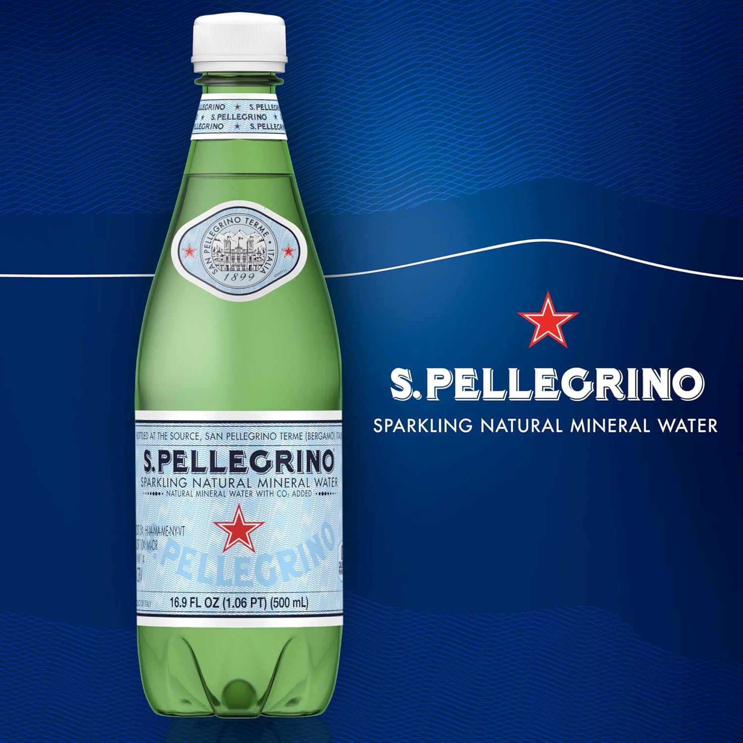San Pellegrino Sparkling Natural Mineral Water, 25.3-ounce glass bottles (Pack of 12) view 4