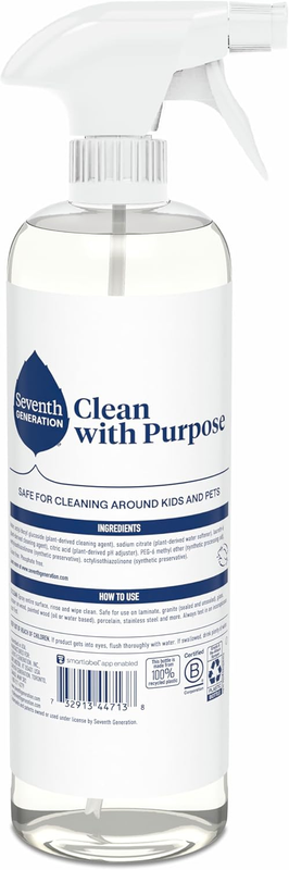 Seventh Generation All Purpose Cleaner, Free & Clear, Cuts Grease, 23 Fl Oz view 2