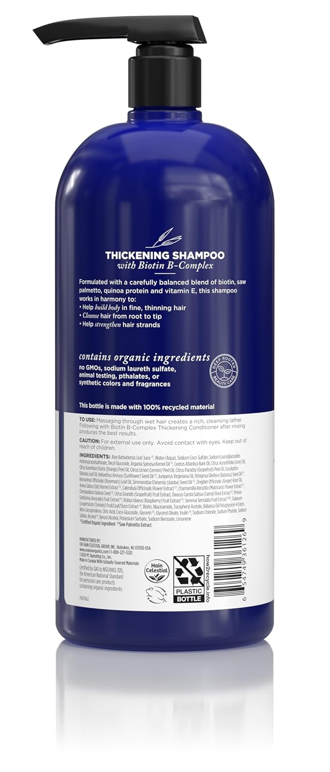 Avalon Organics Biotin B-Complex Thickening Shampoo view 2