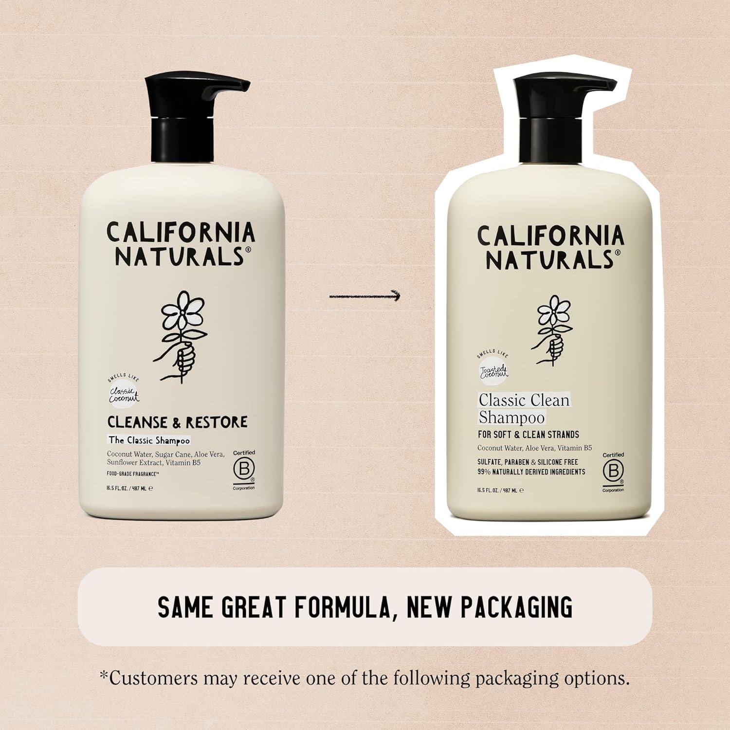 California Naturals Coconut Shampoo view 3