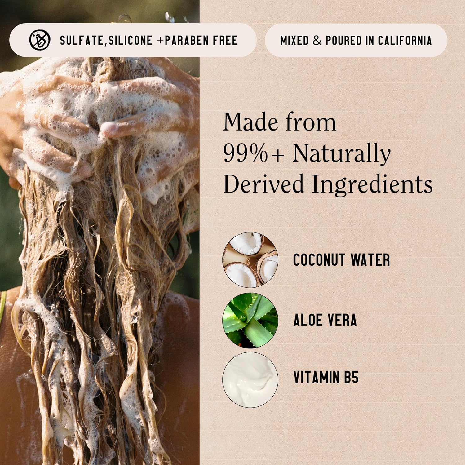 California Naturals Coconut Shampoo view 4