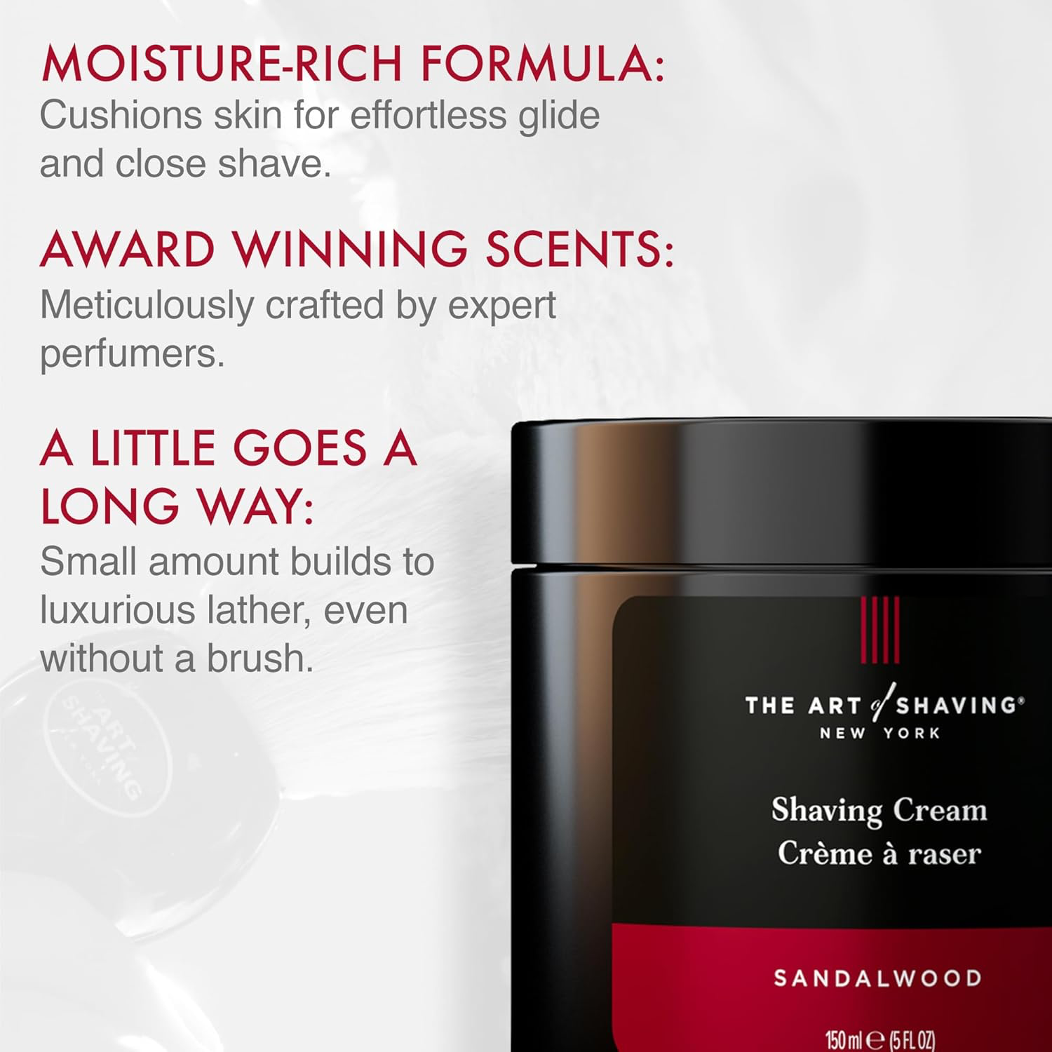 The Art of Shaving Sandalwood Shaving Cream view 2