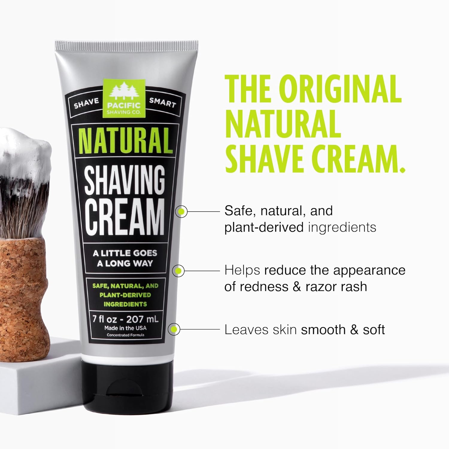 Pacific Shaving Company Natural Shaving Cream view 2