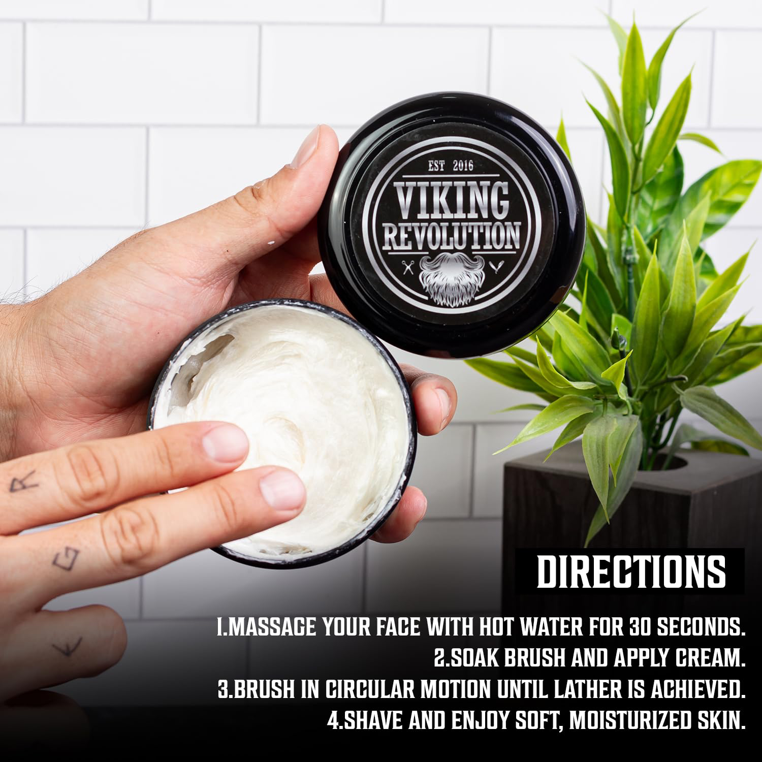 Viking Revolution Luxury Shaving Cream view 3