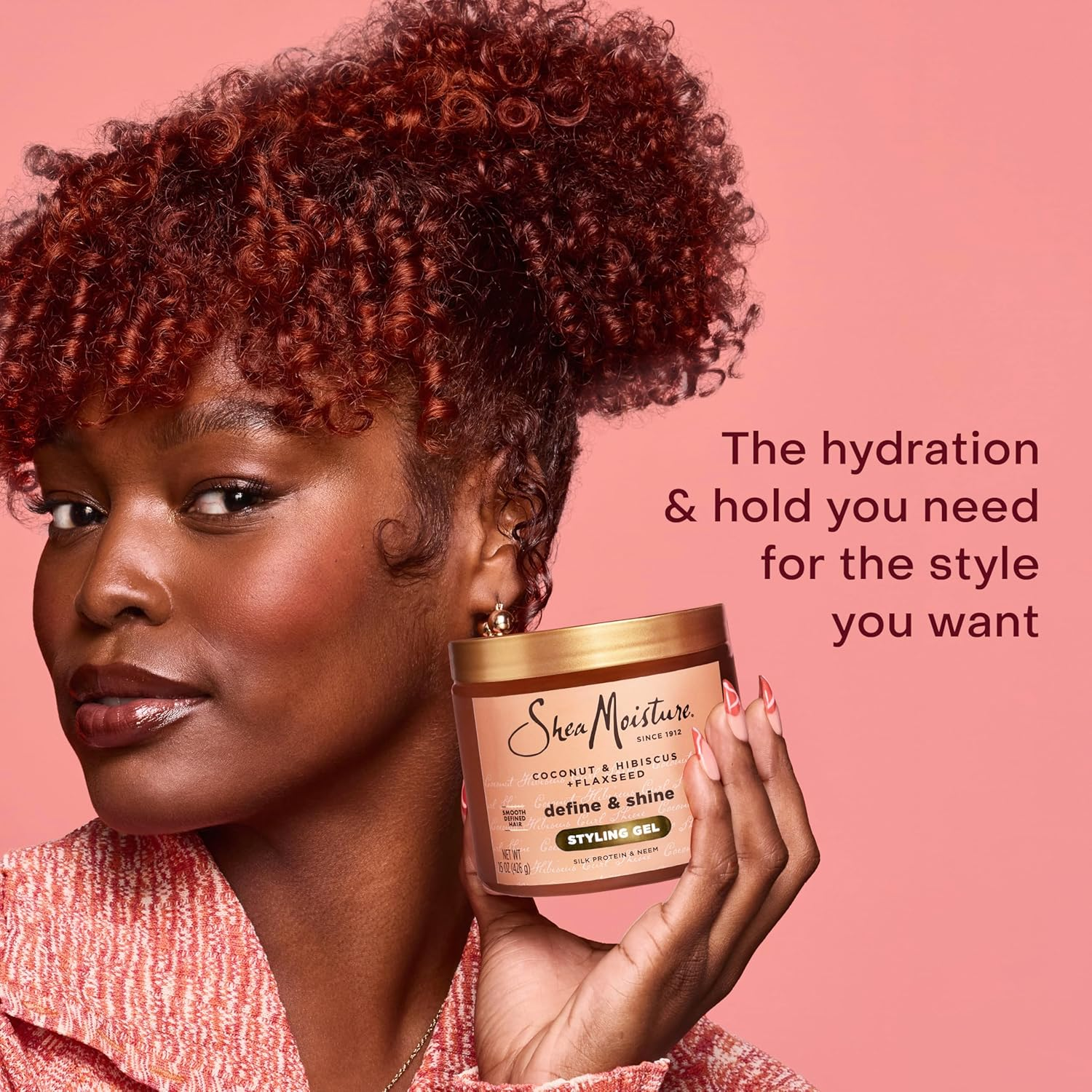 SheaMoisture Coconut Hibiscus Curl Defining Gel view 3