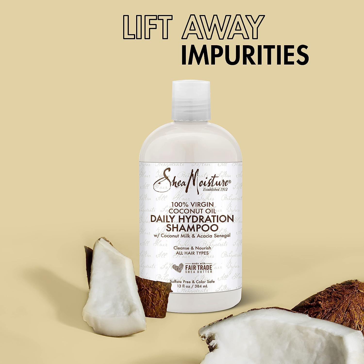 SheaMoisture Virgin Coconut Daily Hydration Shampoo view 4