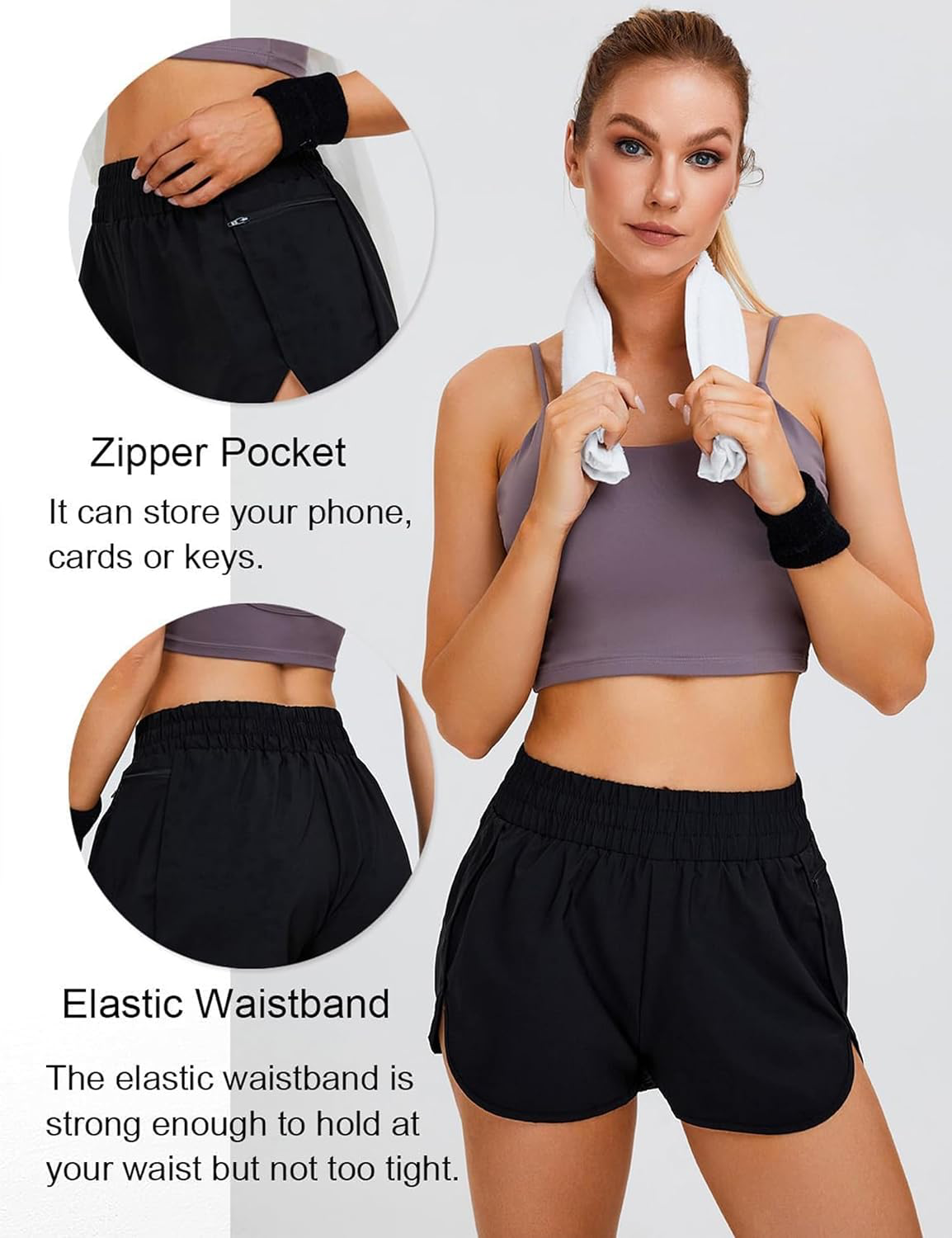 Blooming Jelly Women's Quick-Dry Running Shorts view 2