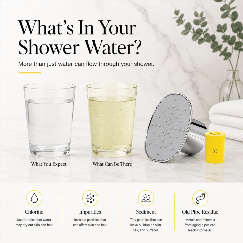 Afina Filtered Shower Head, High Pressure Rainfall (Brushed Nickel) view 2
