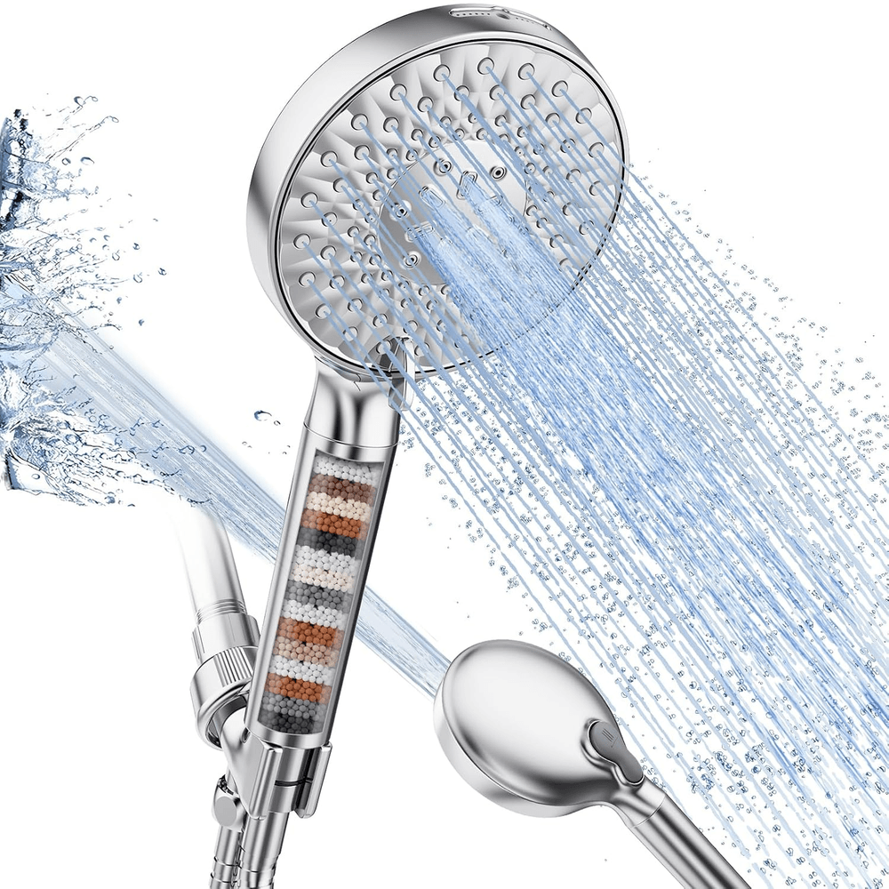 SR SUN RISE Filtered Shower Head with Handheld, 9 Spray Modes