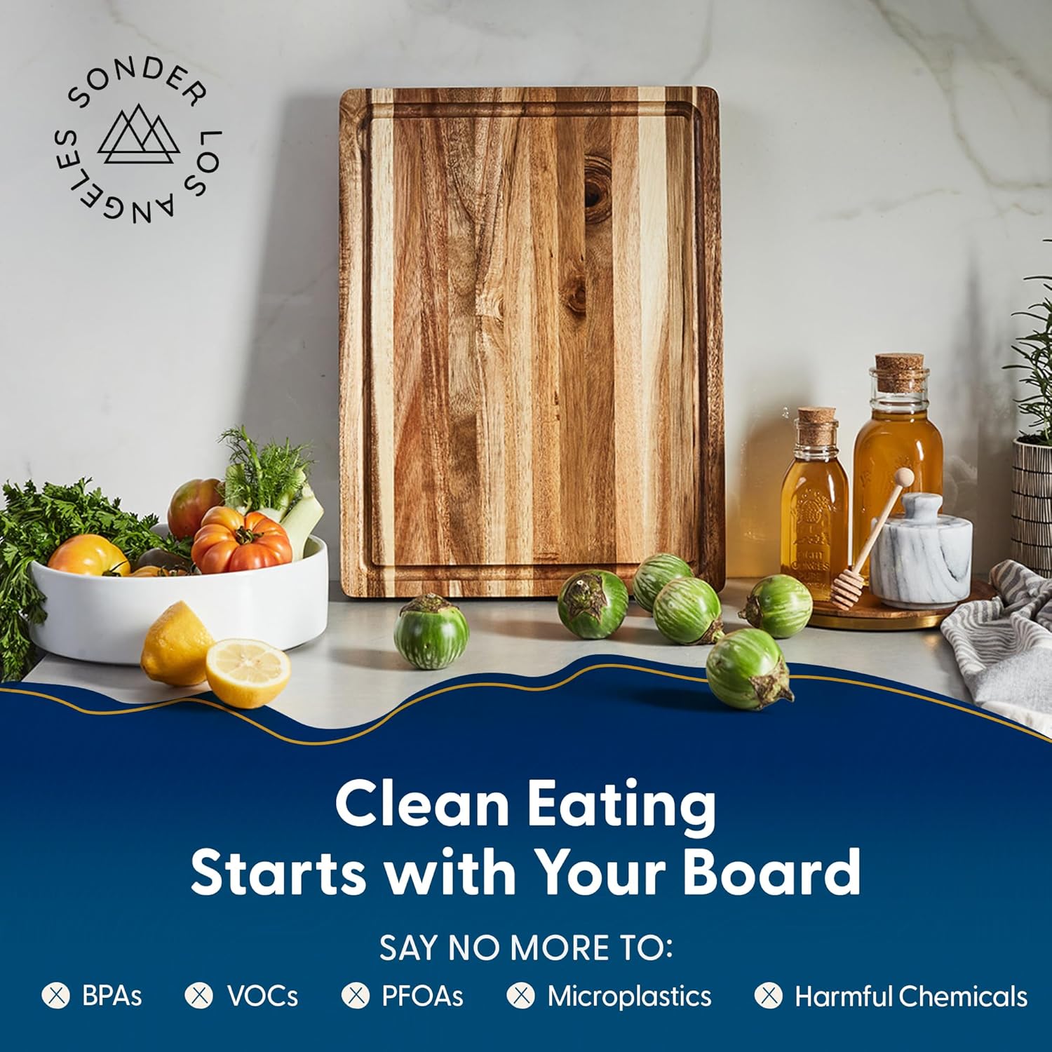 Sonder Los Angeles Acacia Board 16x12 inches view 3