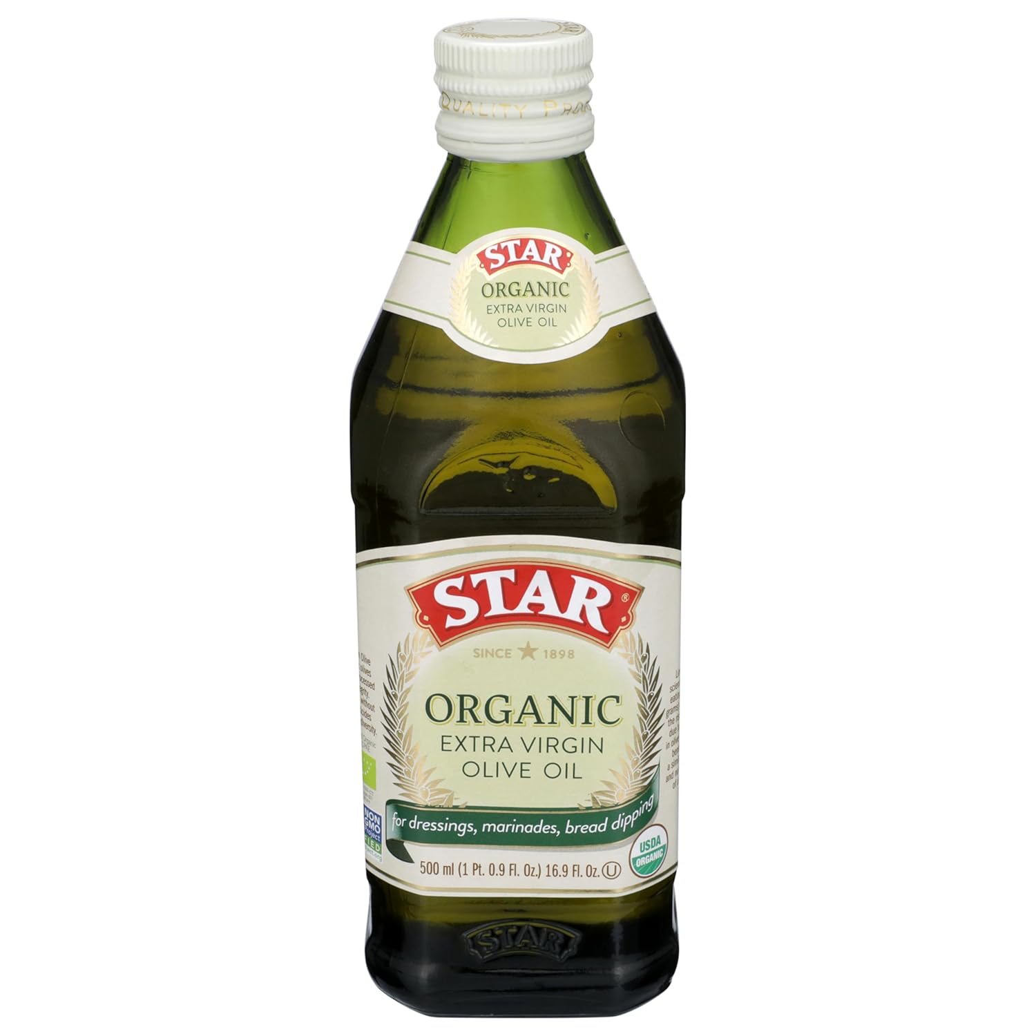 STAR Olive Oil Organic Extra Virgin, 16.9 Fl oz view 3
