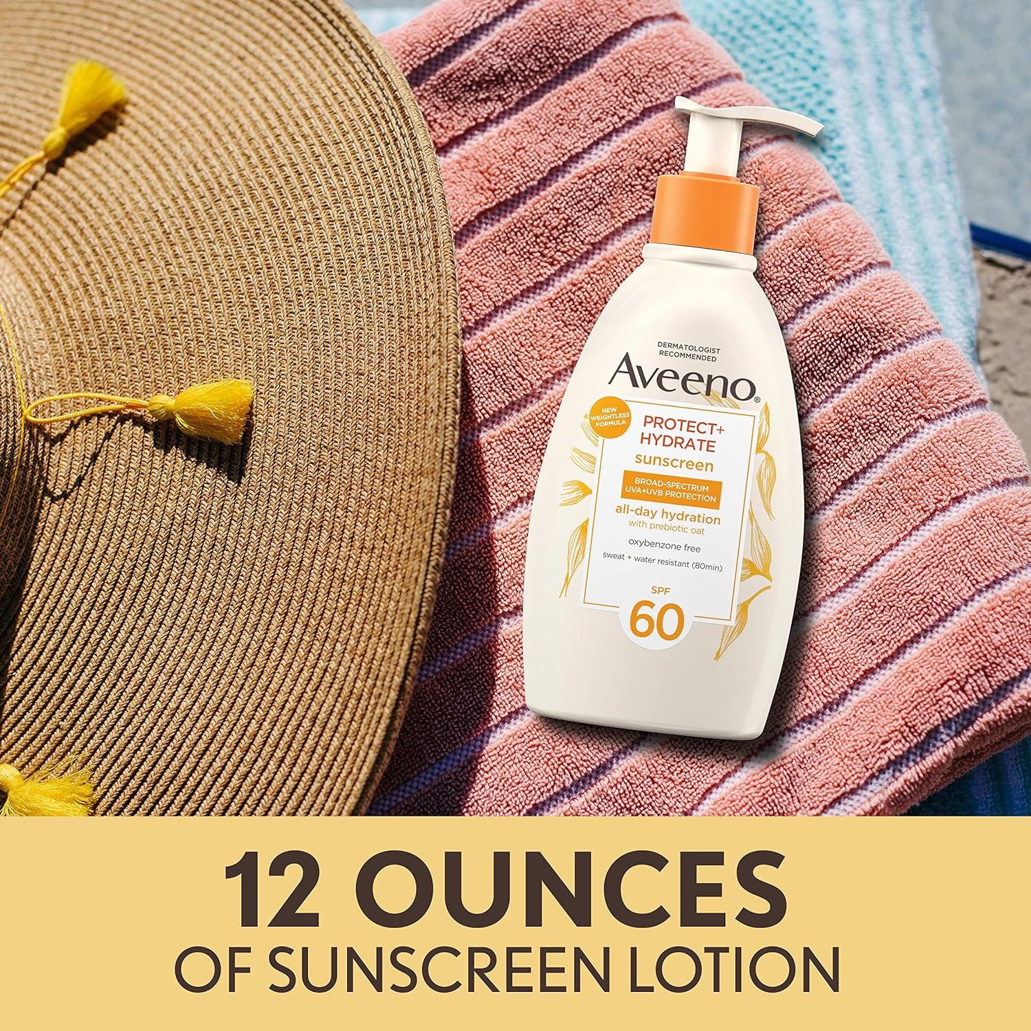 Aveeno Protect + Hydrate Sunscreen Lotion - SPF 60 view 3