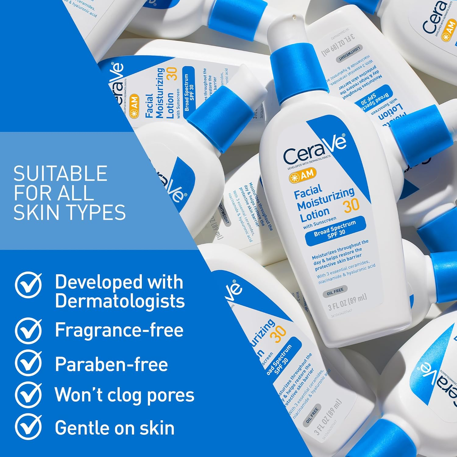 CeraVe AM Facial Moisturizing Lotion SPF 30 view 4