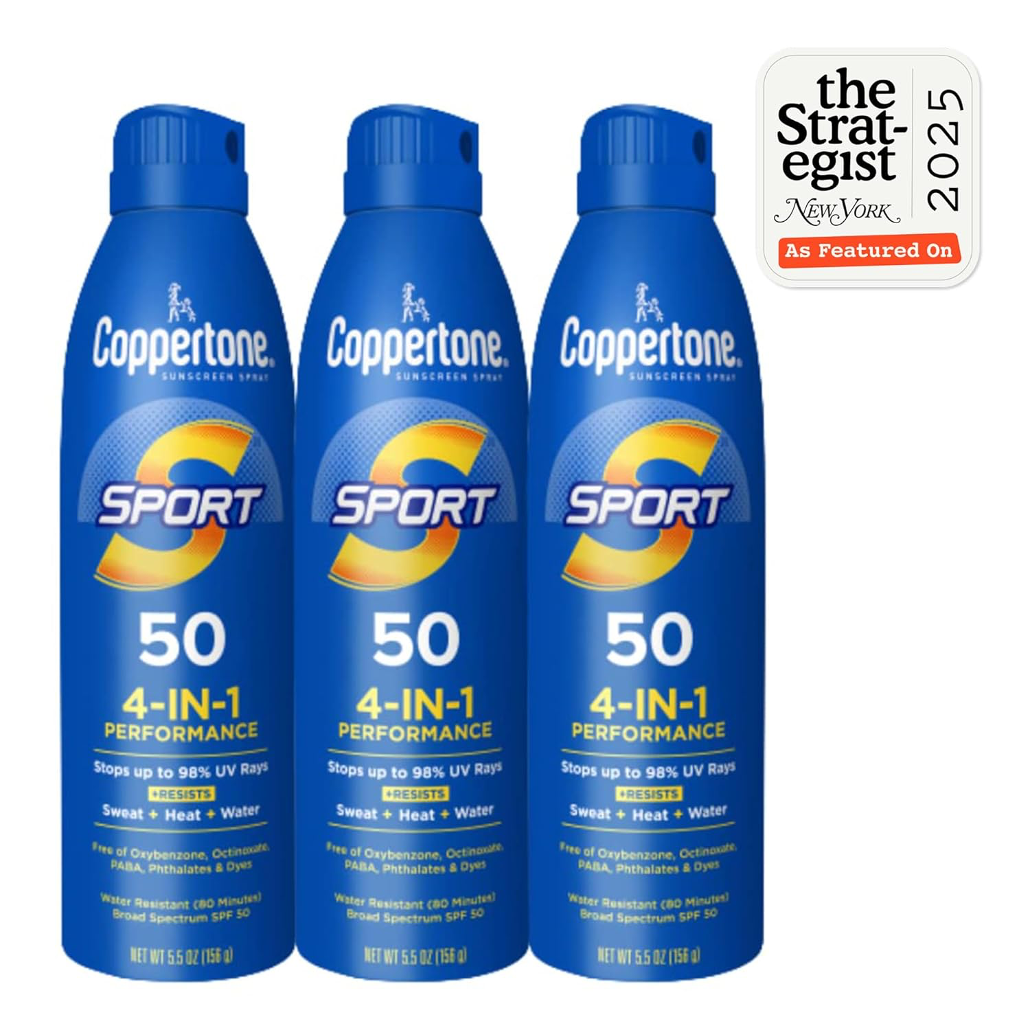 Coppertone Sport Sunscreen Spray SPF 50 view 2