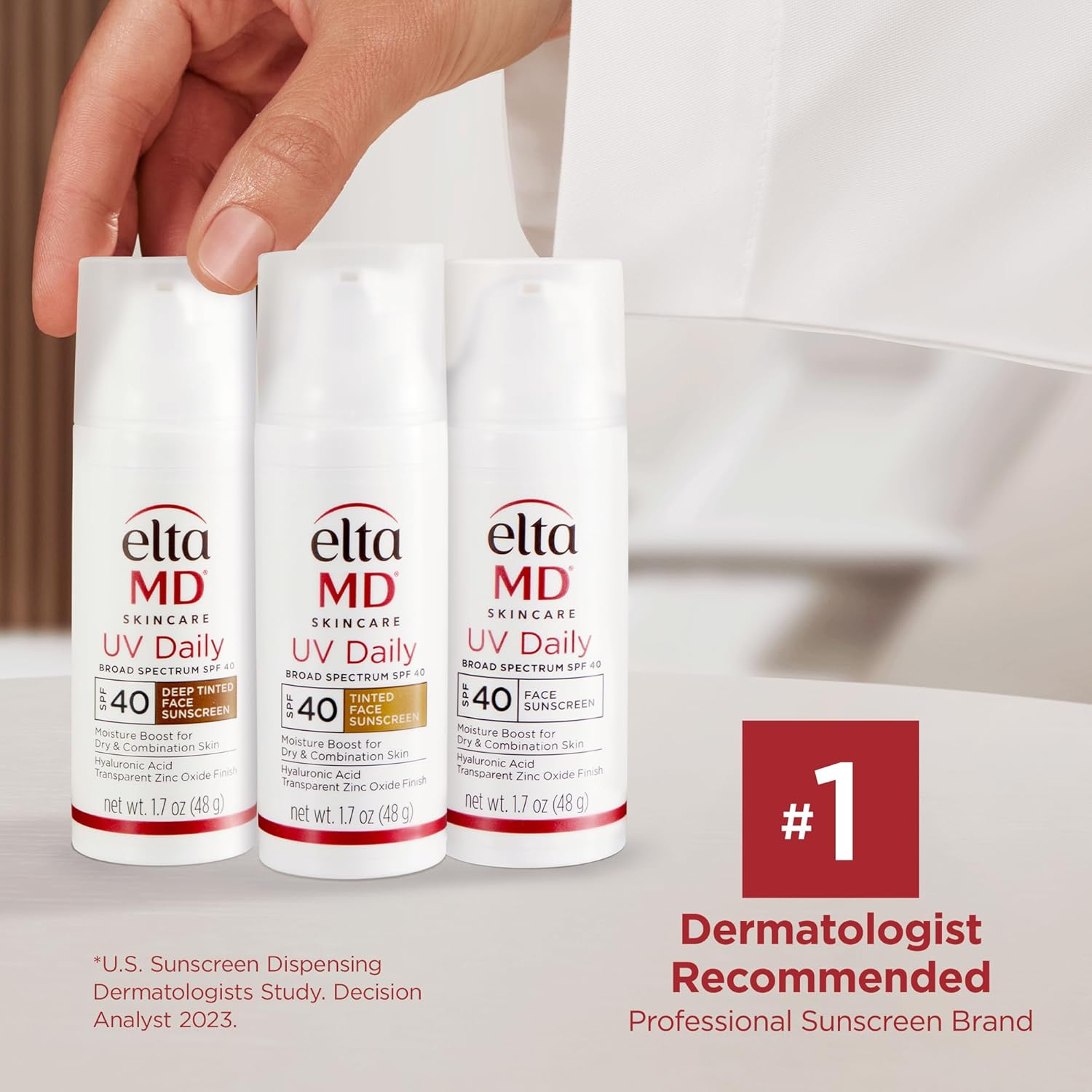 EltaMD UV Daily Face Sunscreen Moisturizer with Zinc Oxide, Daily Face Moisturizer with SPF, Great for Dry, Combination, and Normal Skin view 3