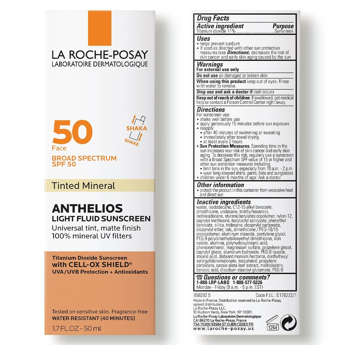 La Roche-Posay Anthelios Ultra-Light Fluid Sunscreen SPF 50 view 3