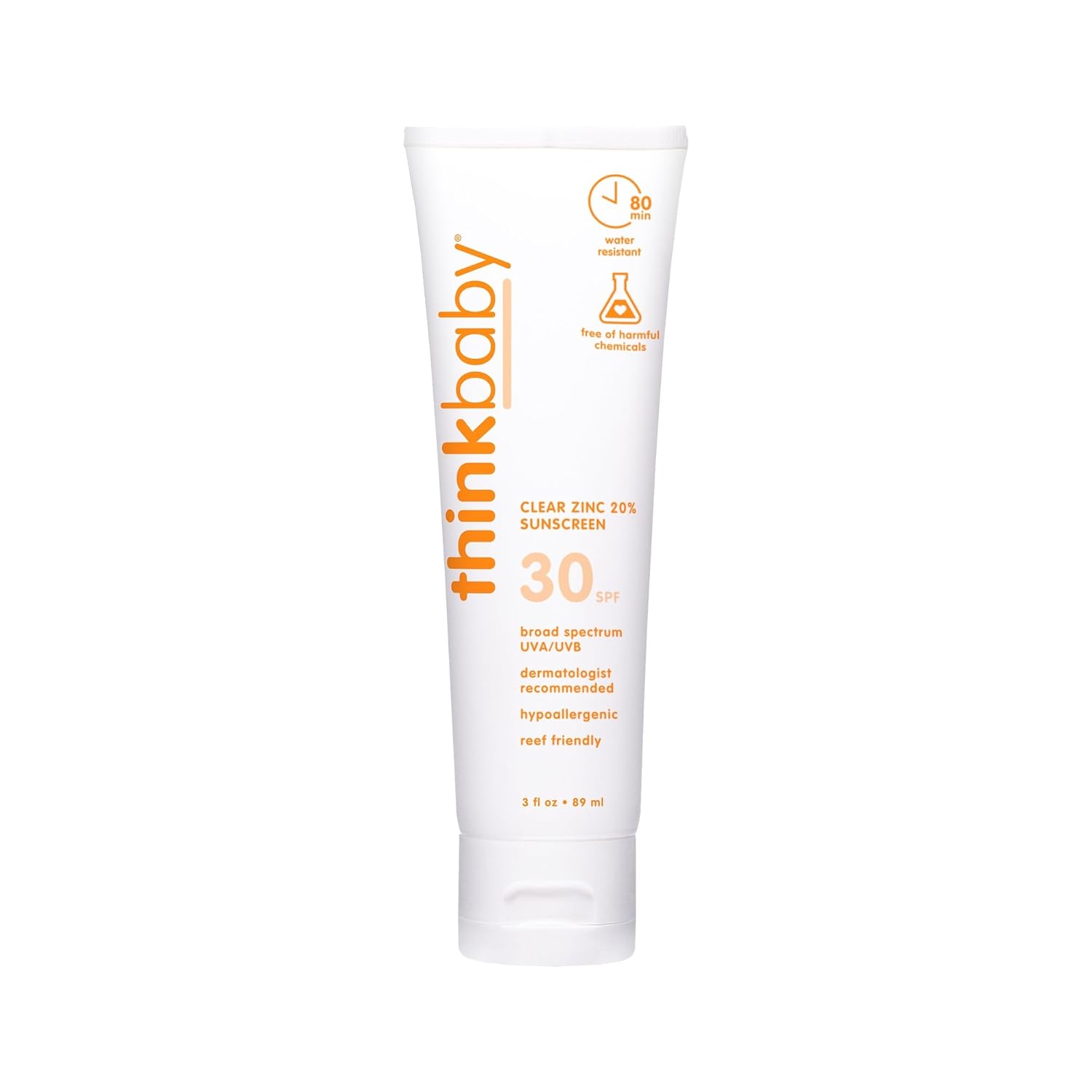 Thinkbaby Clear Zinc Sunscreen - SPF 50+