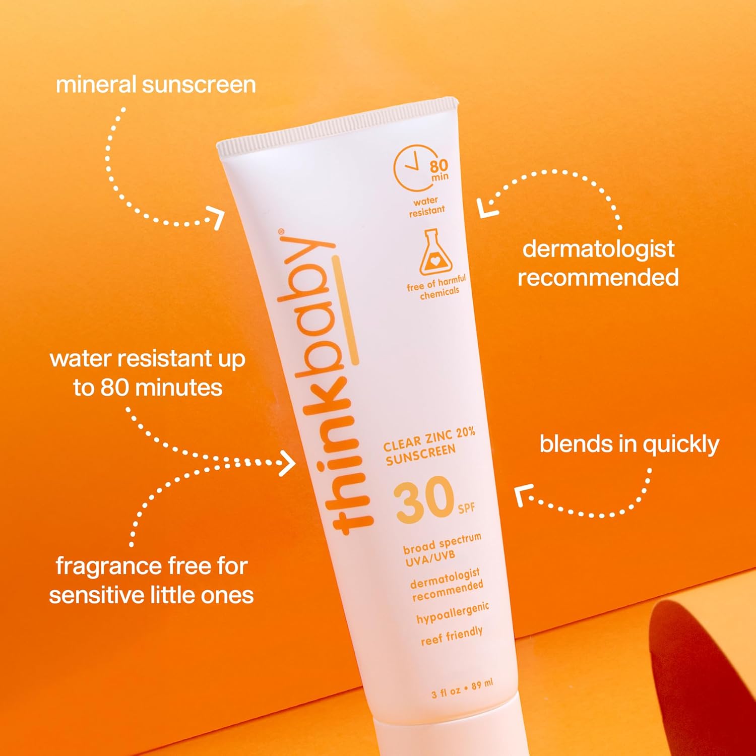 Thinkbaby Clear Zinc Sunscreen - SPF 50+ view 2