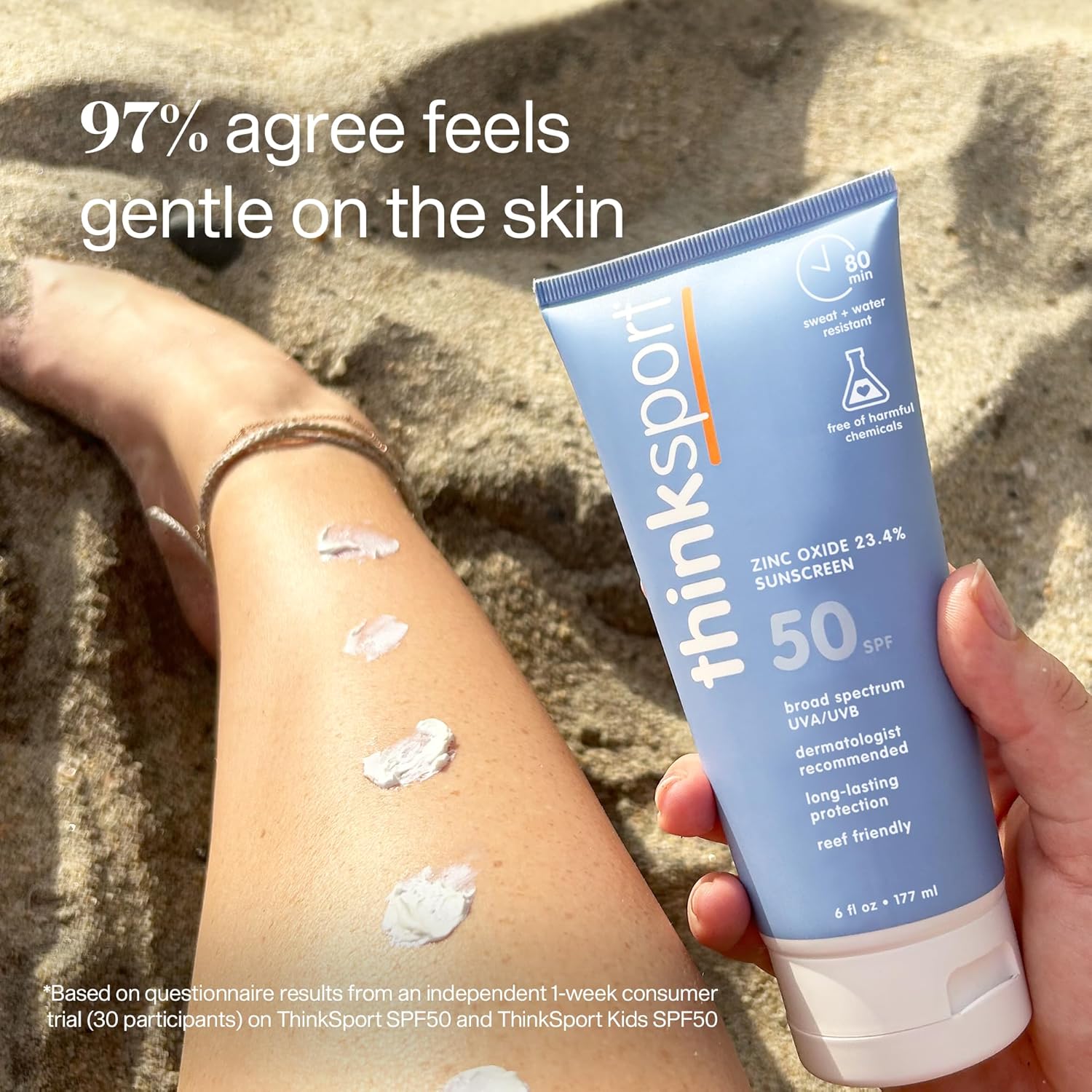 Thinksport SPF 50+ Mineral Sunscreen view 3