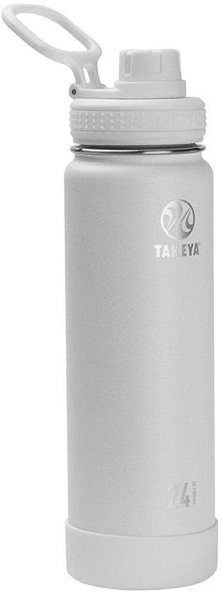 Takeya Actives Insulated Water Bottle with Spout Lid, 24 oz