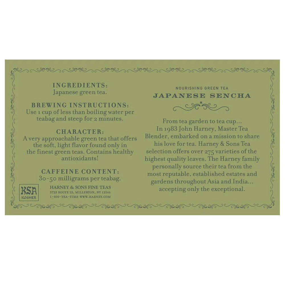 Harney & Sons Japanese Sencha Green Tea view 2