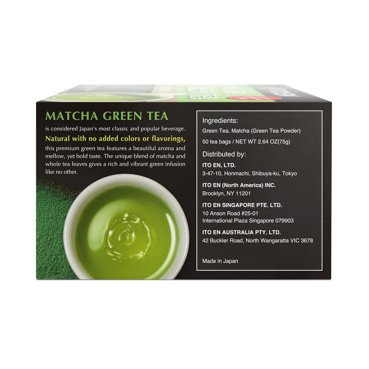 Ito En Traditional Matcha Green Tea view 3