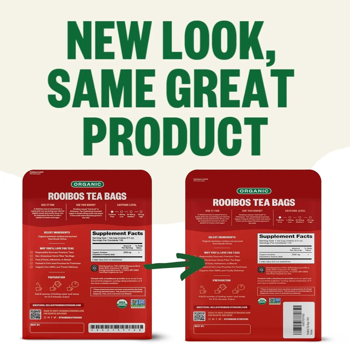 FGO Organic Rooibos Tea view 3