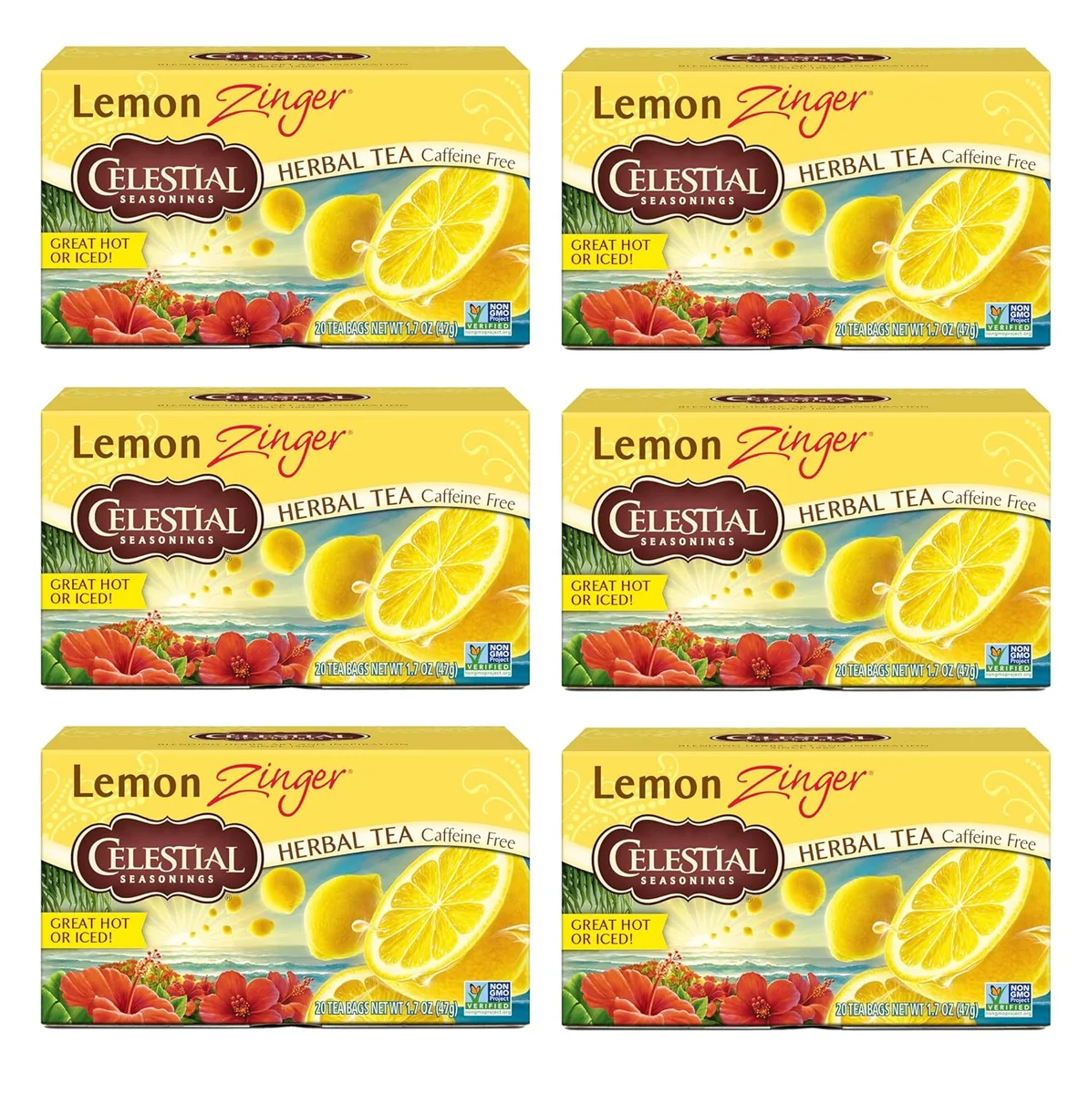 Celestial Seasonings Lemon Zinger Herbal Tea