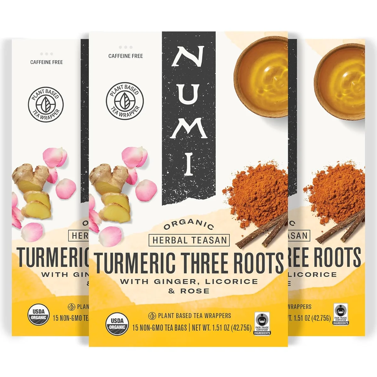 Numi Organic Turmeric Tea - Three Roots