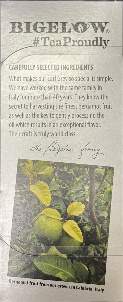 Bigelow Earl Grey Tea with Oil of Bergamot view 3