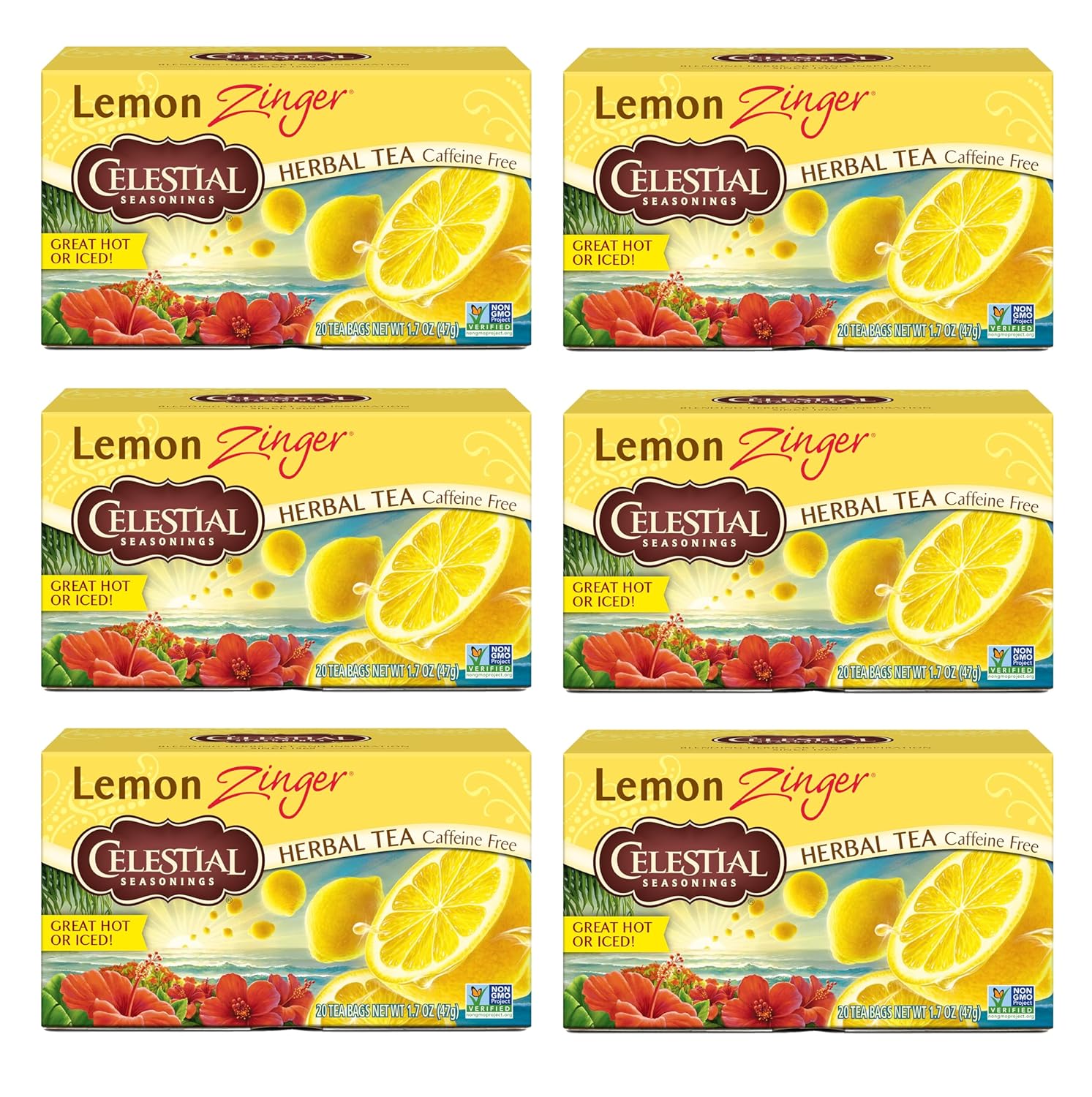 Celestial Seasonings Lemon Zinger Herbal Tea