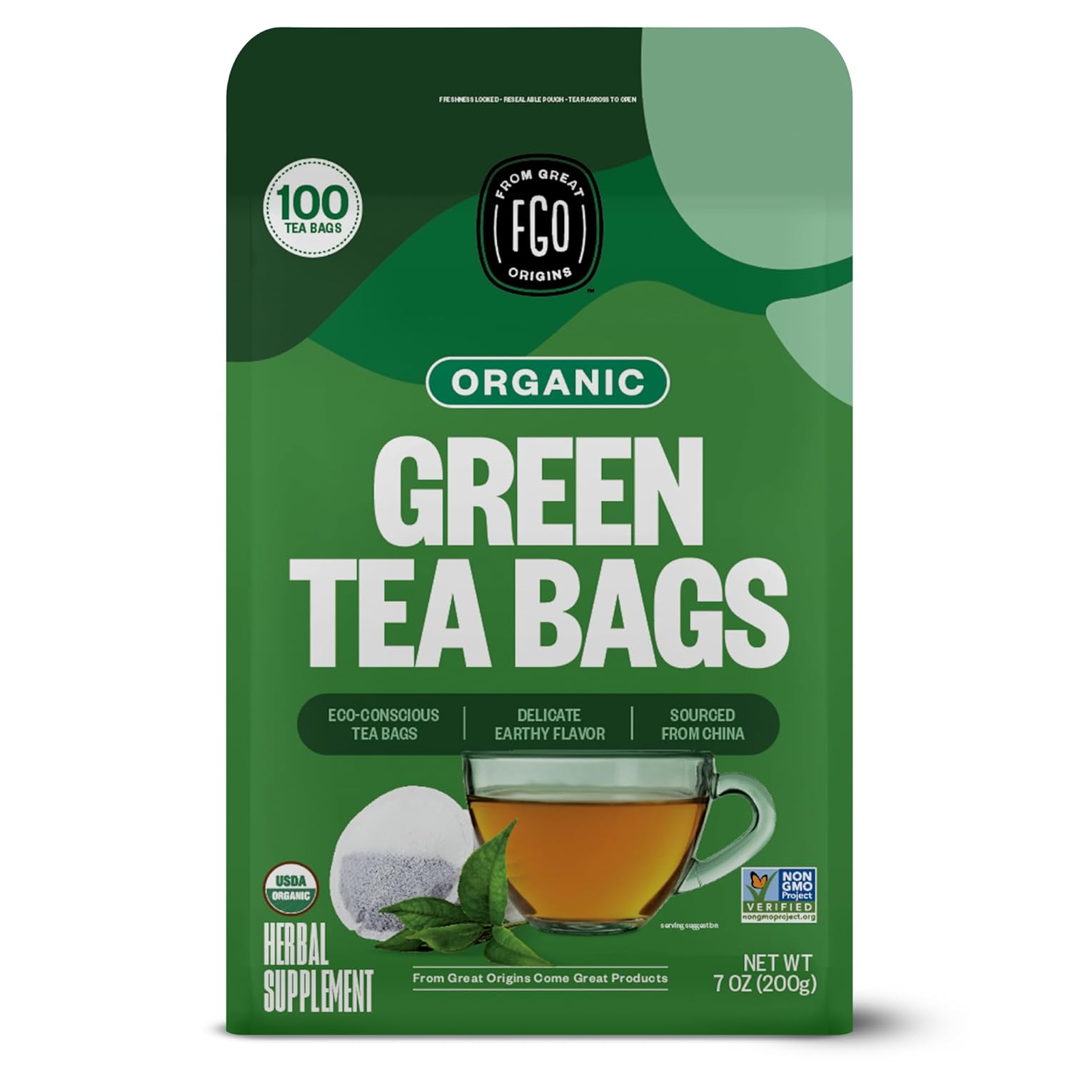 From Great Origins Organic Green Tea