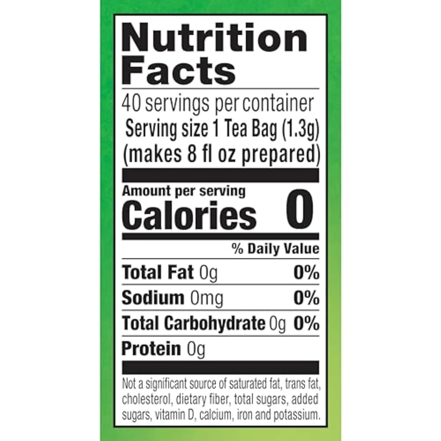 Lipton Pure Green Tea view 2