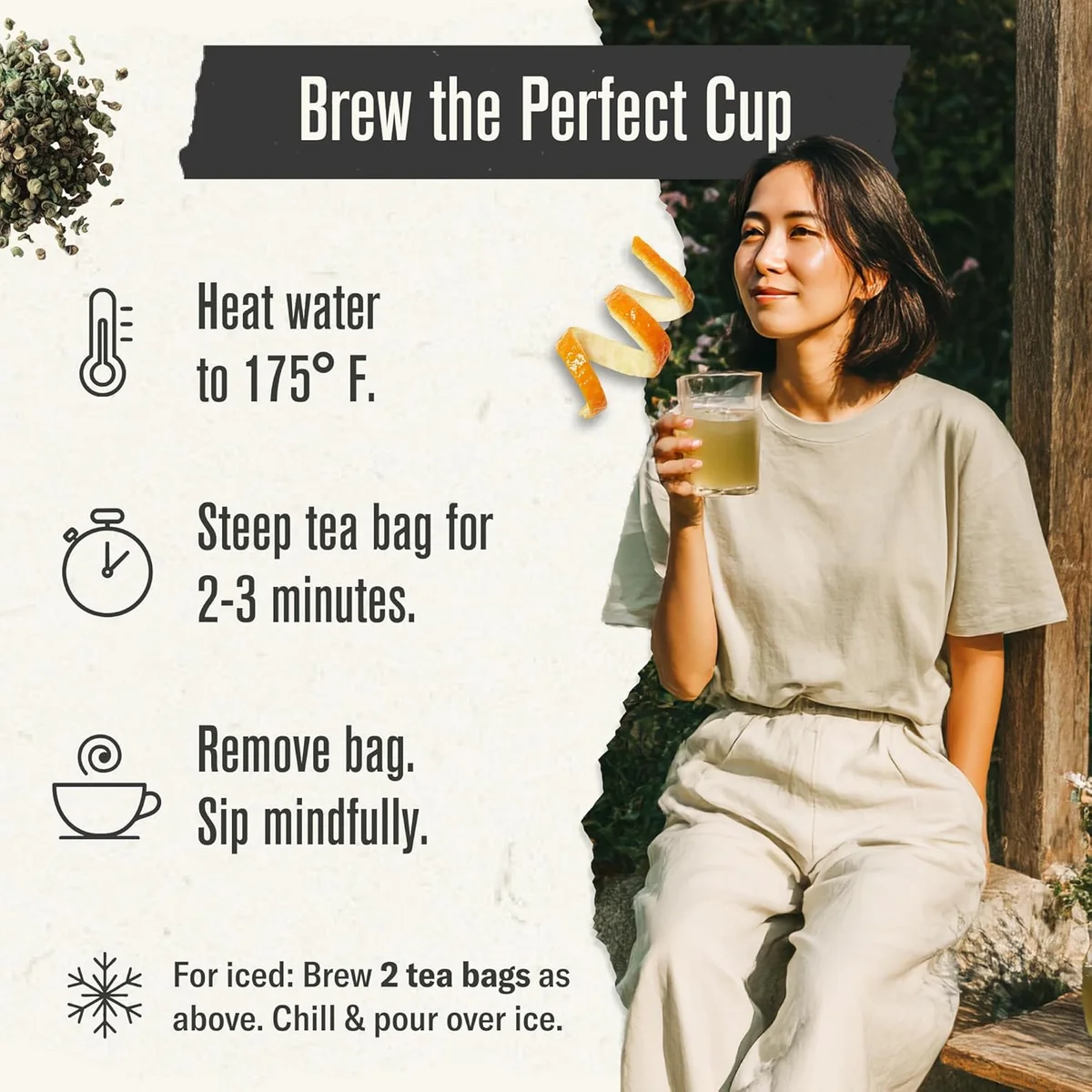 Numi Organic Gunpowder Green Tea - 18 Green Tea Bags - Microplastic Free view 4