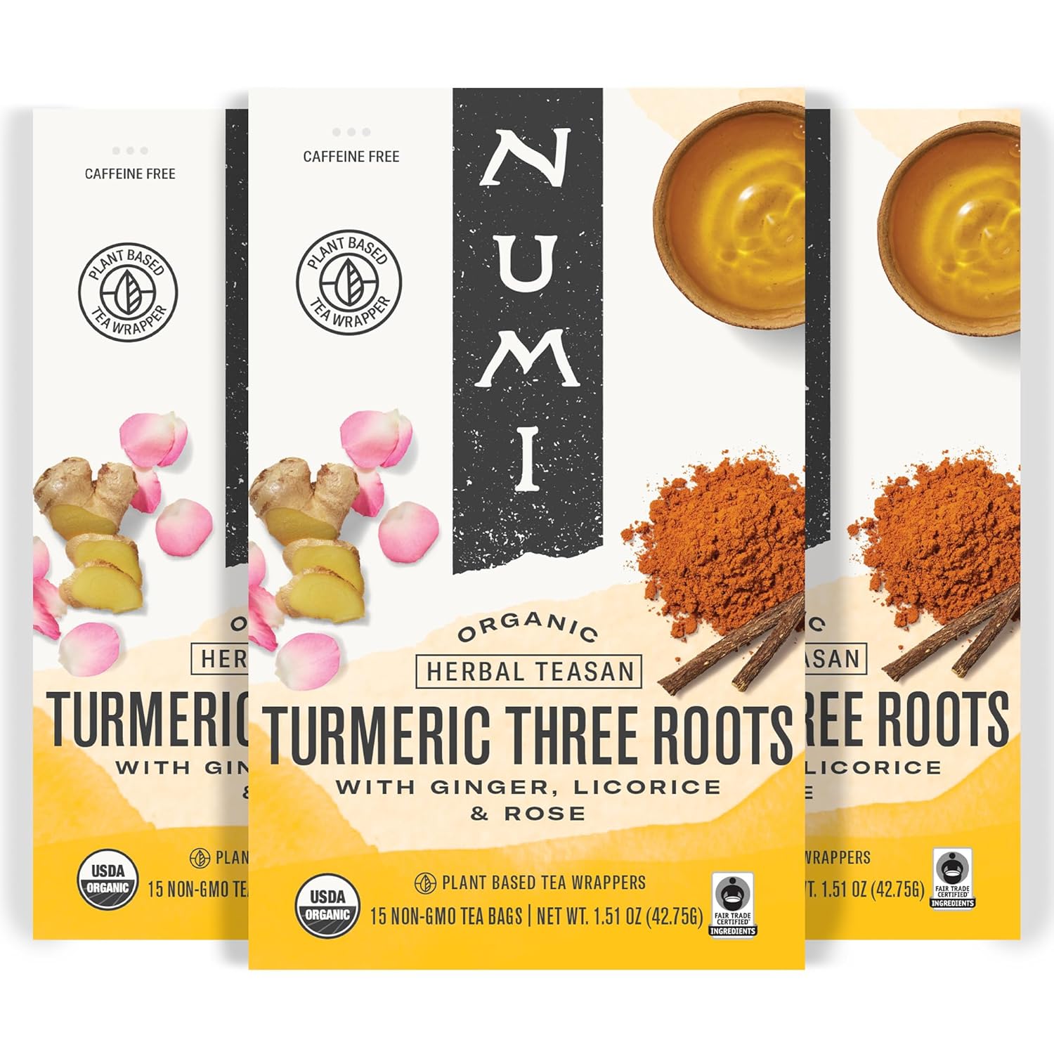 Numi Organic Turmeric Tea - Three Roots