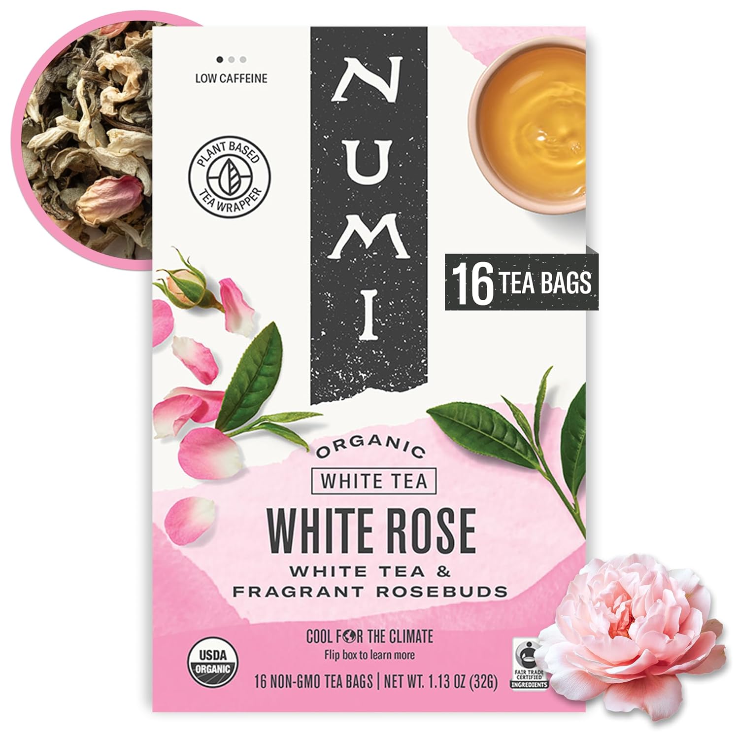 Numi Organic White Rose Tea