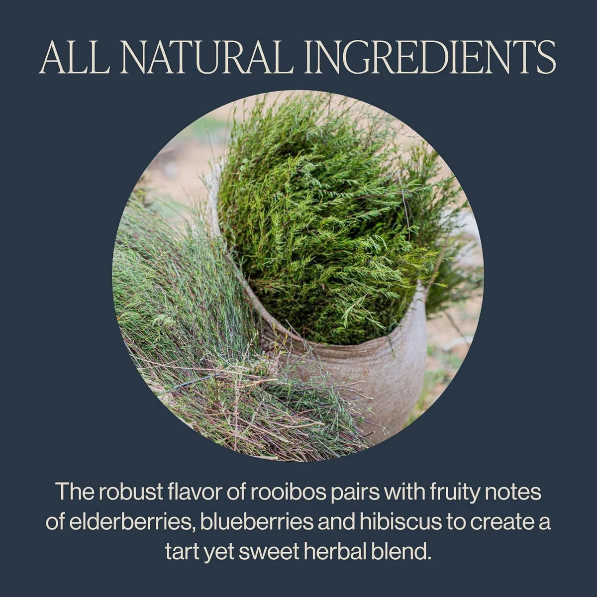 Rishi Tea Blueberry Rooibos Herbal Tea - Organic, Caffeine Free Loose Leaf Tea, Sweet & Tangy with Antioxidants, Ideal for Hot or Iced Tea - 16 Ounces, 45+ Servings view 3