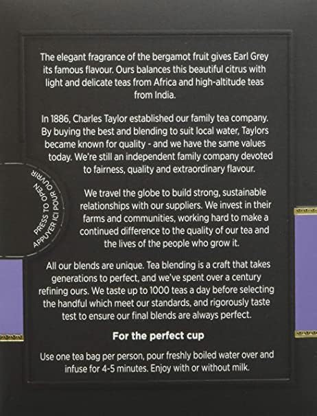 Taylors of Harrogate Earl Grey Tea view 4