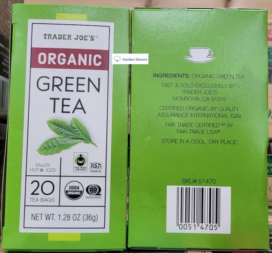Trader Joe's Organic Green Tea view 2