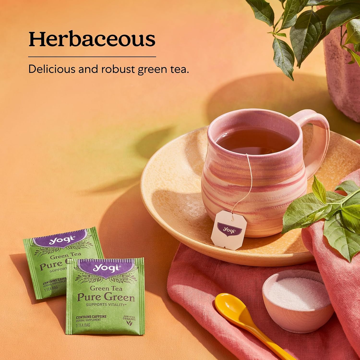 Yogi Pure Green Tea - Organic, Antioxidant Support view 4