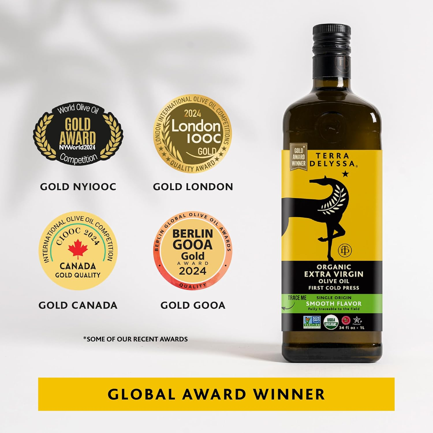 Terra Delyssa Organic Extra Virgin Olive Oil view 3