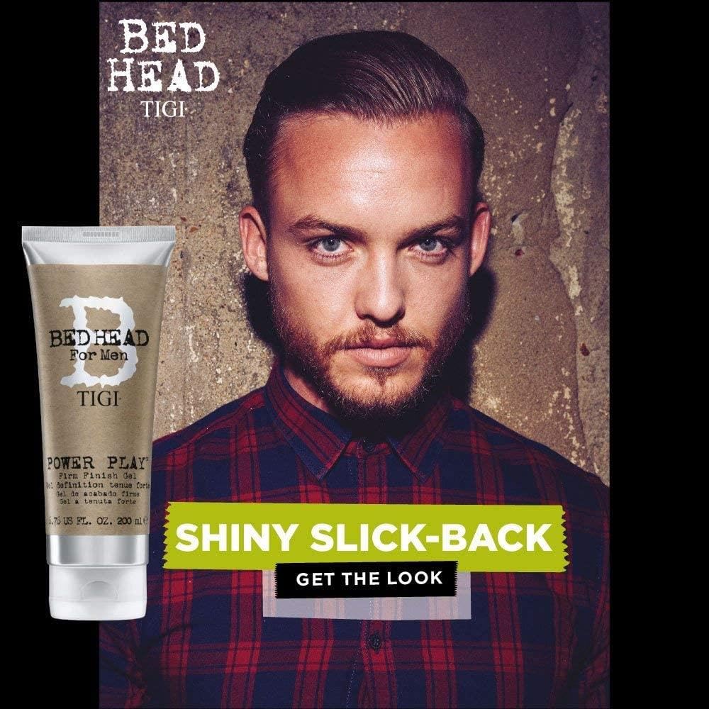 Bed Head for Men Power Play Firm Finish Gel, 6.76 Fluid Ounce view 4