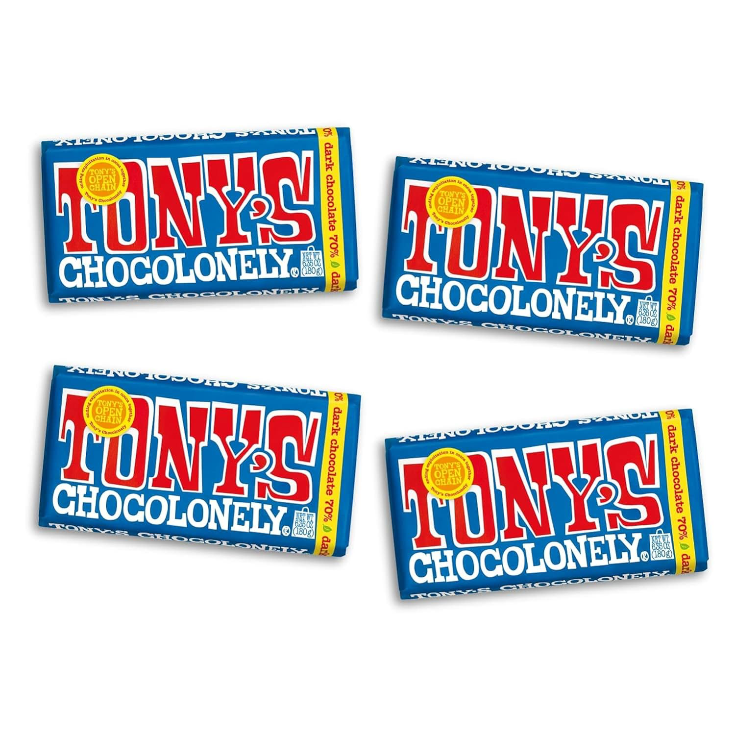 Tonys Chocolonely Dark Chocolate 70% Cacao