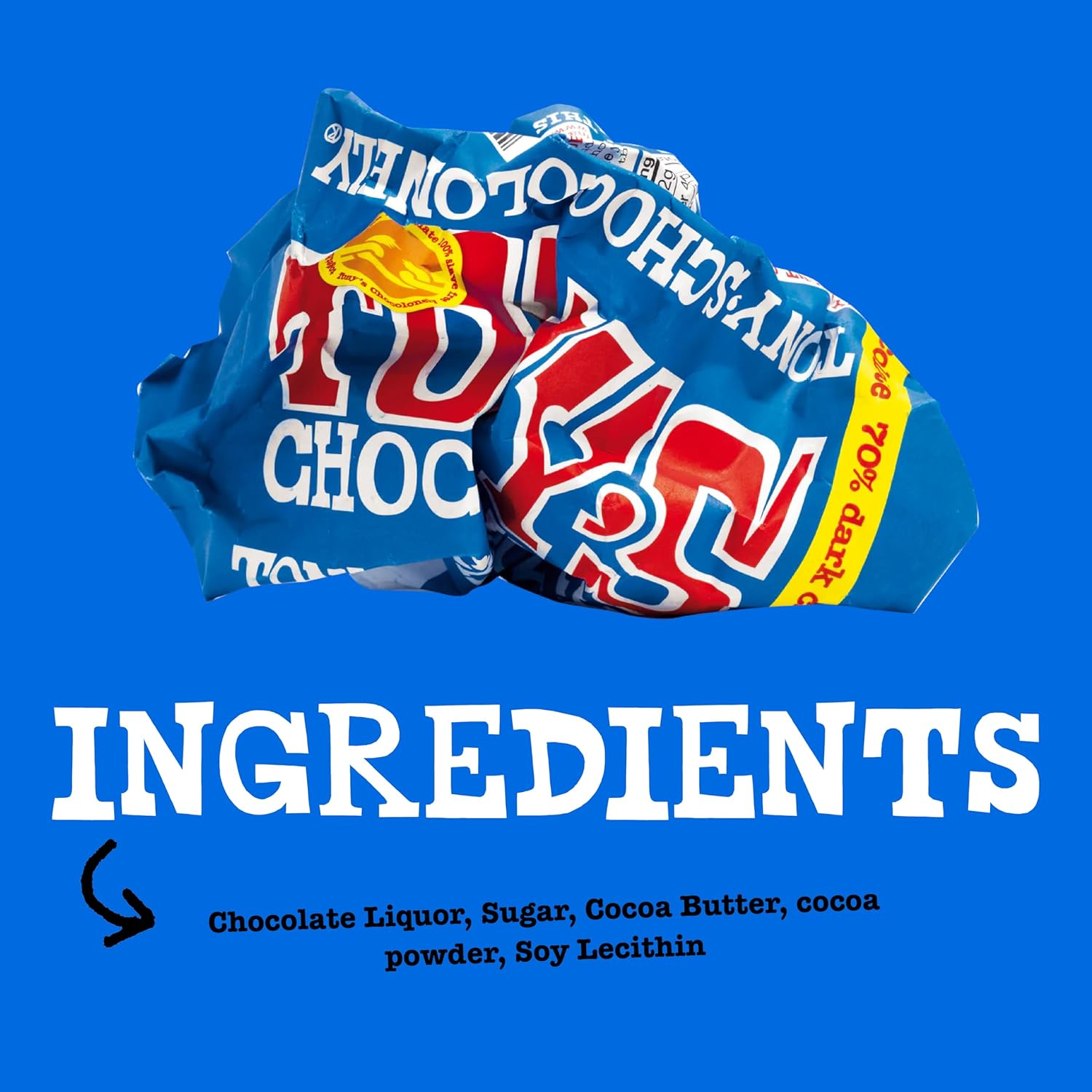 Tonys Chocolonely Dark Chocolate 70% Cacao view 3